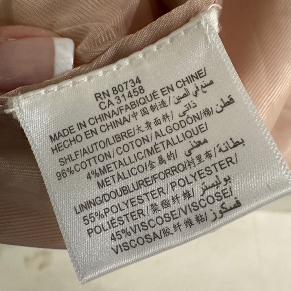 BCBG Ruffle Jacket - Petal Pink Size M - Picture 11 of 12